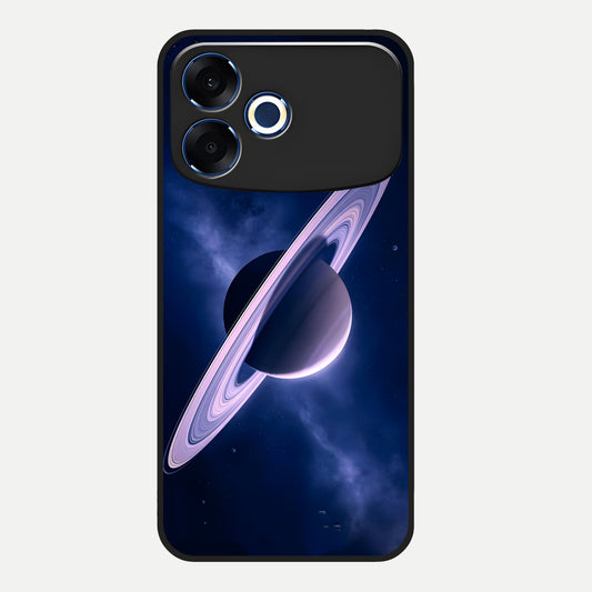  Saturn Ring Mystique Glass Case For Oppo F33 Pro 5G back cover – full design glossy printed glass finish