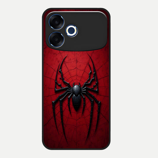  Superhero Web Emblem Glass Case For Oppo F33 Pro 5G back cover – full design glossy printed glass finish