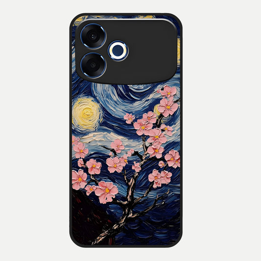  Van Gogh Scenery Glass Case For Oppo F33 Pro 5G back cover – full design glossy printed glass finish