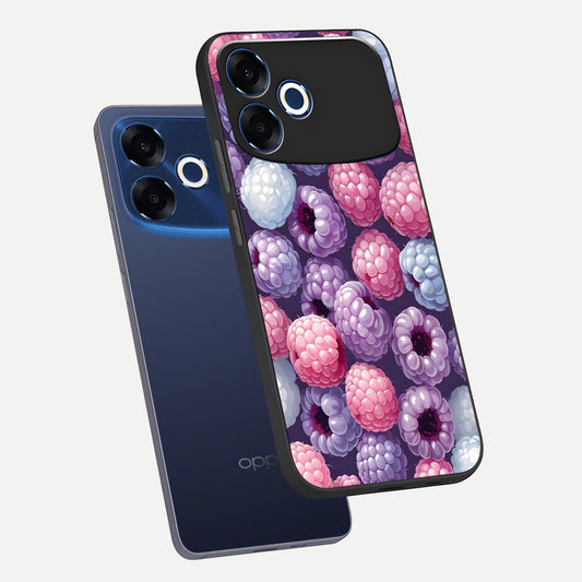  Berry Candy Pop phone case For Oppo F33 Pro 5G showing premium glass back cover with detailed artwork