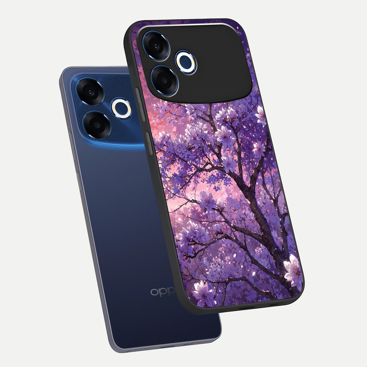  Blossom Tree phone case For Oppo F33 Pro 5G showing premium glass back cover with detailed artwork