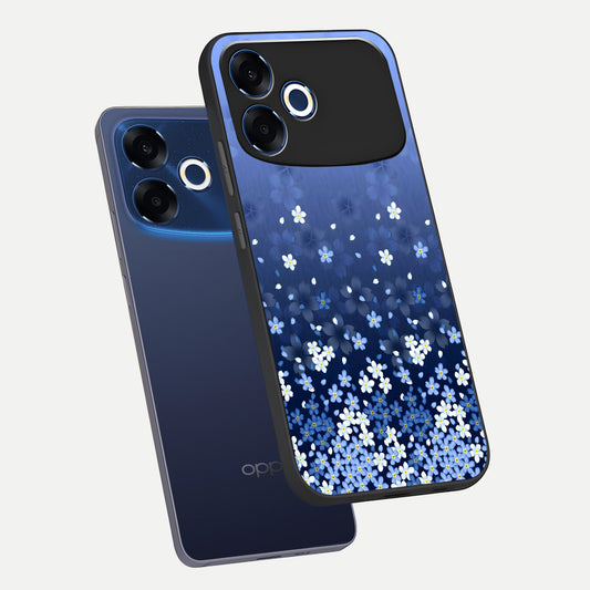  Blue Starry phone case For Oppo F33 Pro 5G showing premium glass back cover with detailed artwork