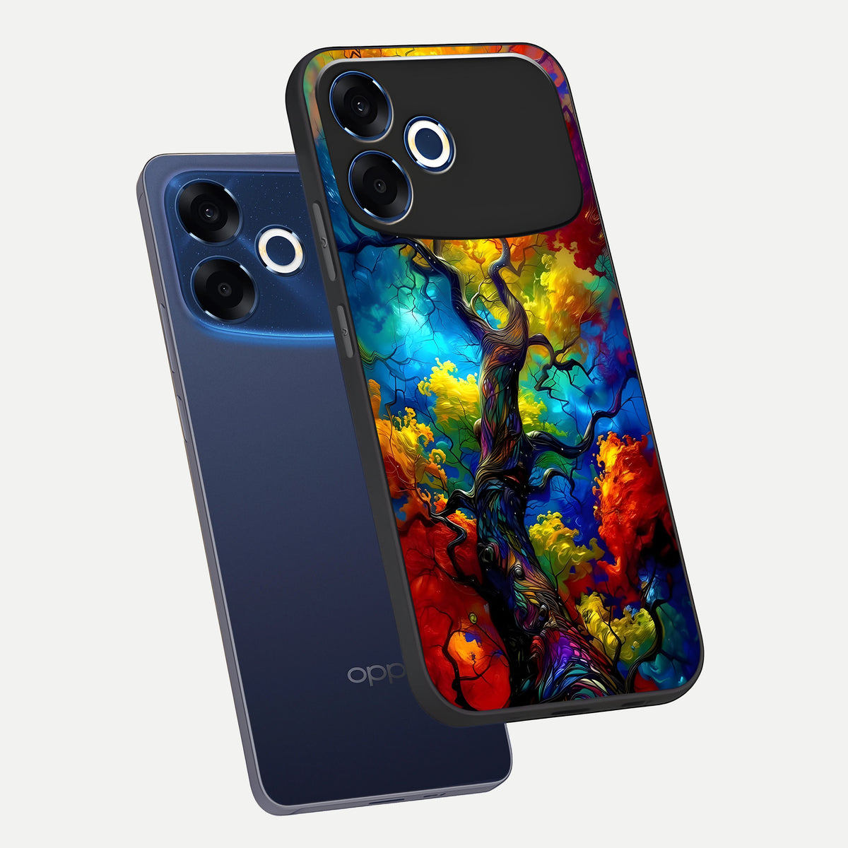  Colorful Soda Bottles phone case For Oppo F33 Pro 5G showing premium glass back cover with detailed artwork