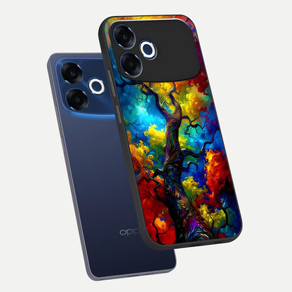  Colorful Soda Bottles phone case For Oppo F33 Pro 5G showing premium glass back cover with detailed artwork