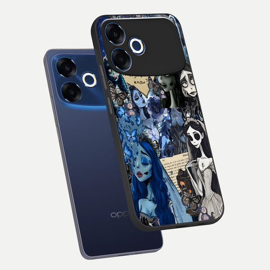  Corpse Bride Posters phone case For Oppo F33 Pro 5G showing premium glass back cover with detailed artwork