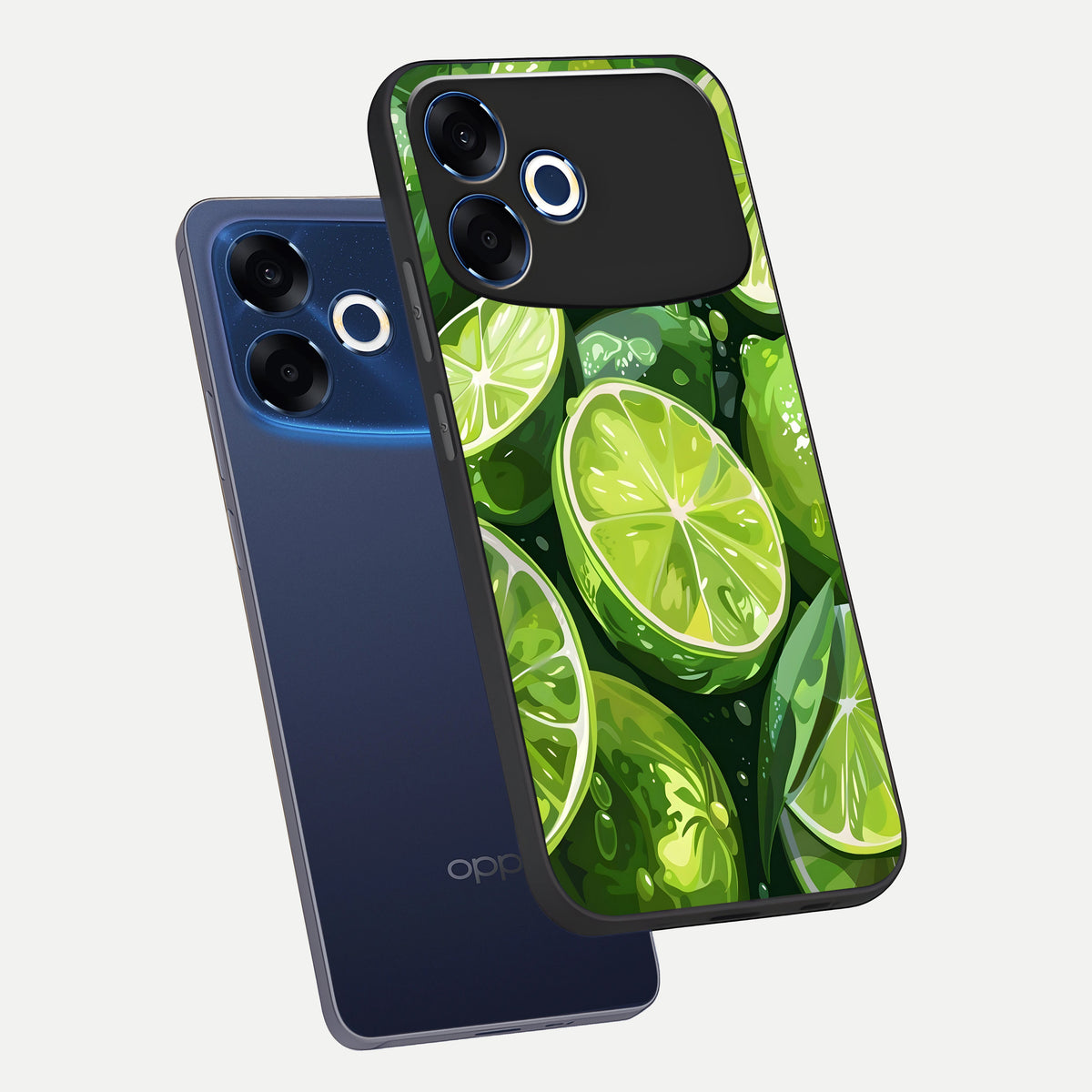  Green Kawasaki phone case For Oppo F33 Pro 5G showing premium glass back cover with detailed artwork