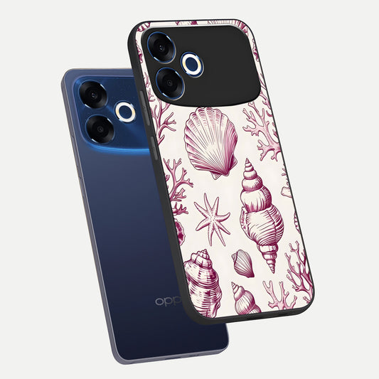  Pink Power Sparks phone case For Oppo F33 Pro 5G showing premium glass back cover with detailed artwork