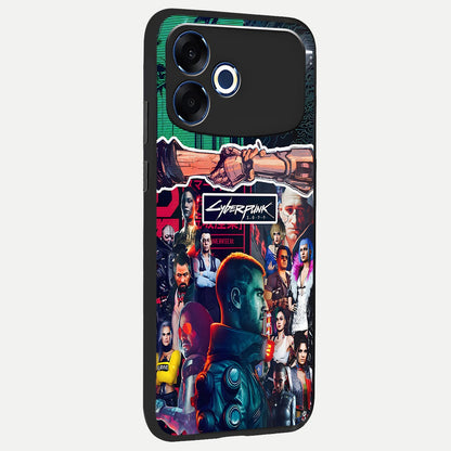  CYBERPUNK Legacy back cover For Oppo F33 Pro 5G slim fit glass case with vibrant aesthetic design