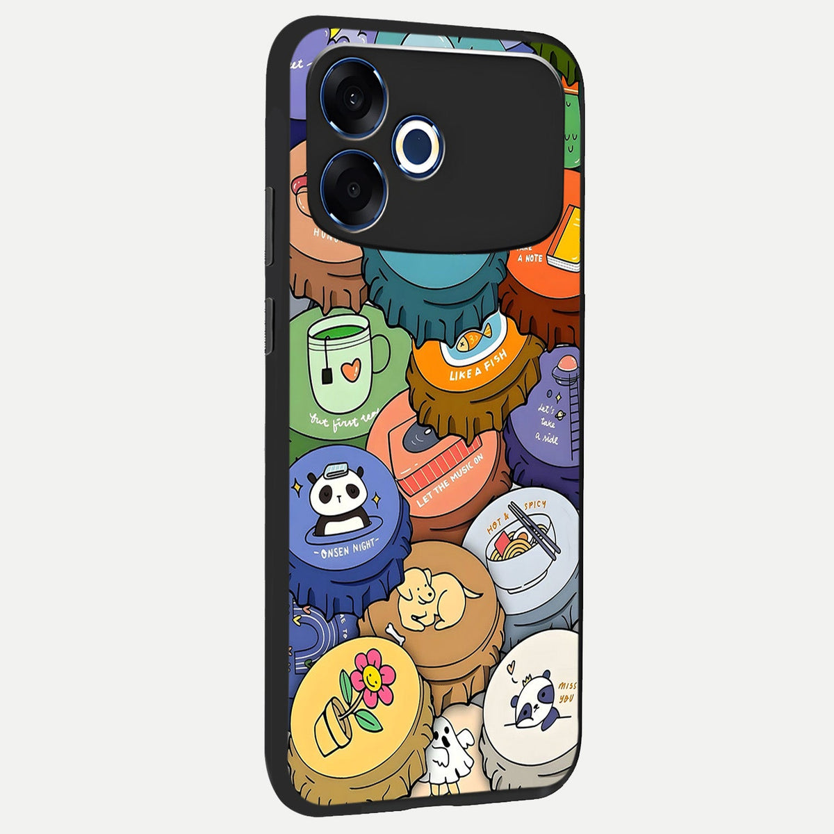  Coins Patterns back cover For Oppo F33 Pro 5G slim fit glass case with vibrant aesthetic design