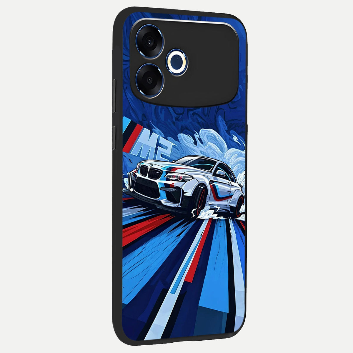  Drift Power Rush back cover For Oppo F33 Pro 5G slim fit glass case with vibrant aesthetic design