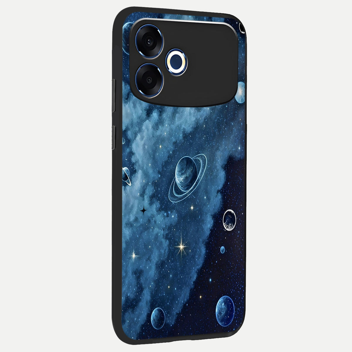  Galaxy Dream Space back cover For Oppo F33 Pro 5G slim fit glass case with vibrant aesthetic design