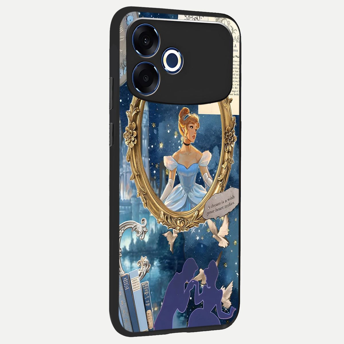  Midnight Queen back cover For Oppo F33 Pro 5G slim fit glass case with vibrant aesthetic design