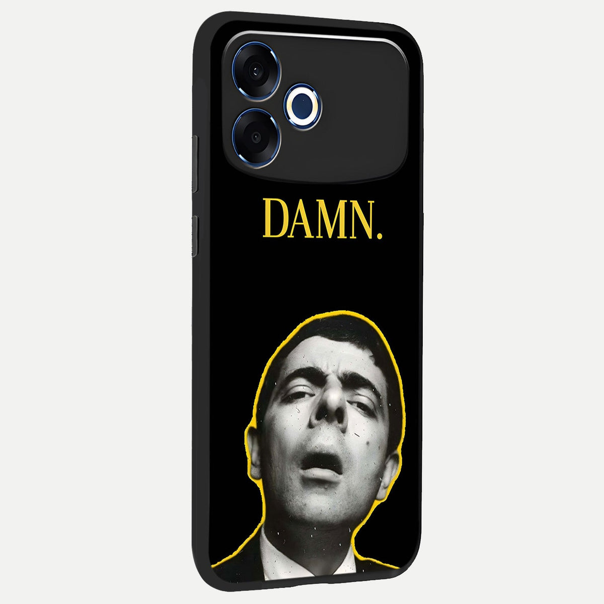  Mr Bean Damn back cover For Oppo F33 Pro 5G slim fit glass case with vibrant aesthetic design