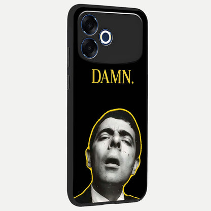  Mr Bean Damn back cover For Oppo F33 Pro 5G slim fit glass case with vibrant aesthetic design