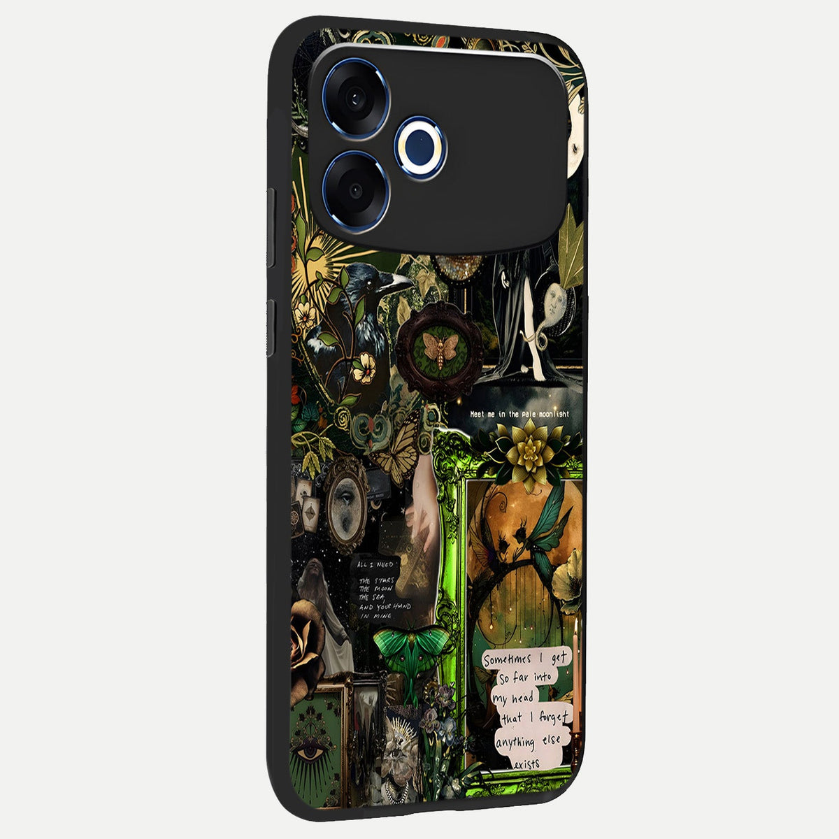  Mystic Woods Secret back cover For Oppo F33 Pro 5G slim fit glass case with vibrant aesthetic design