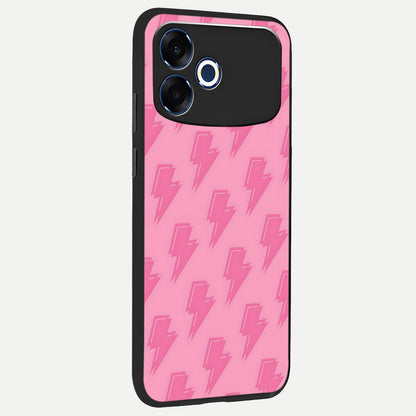  Pink Moo Magic back cover For Oppo F33 Pro 5G slim fit glass case with vibrant aesthetic design