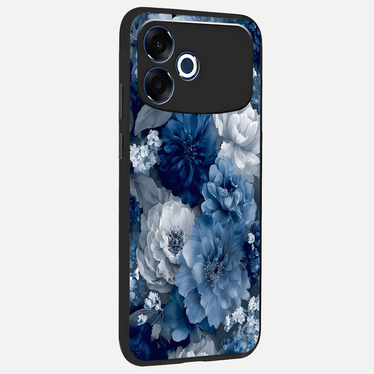  Royal Bloom Garden back cover For Oppo F33 Pro 5G slim fit glass case with vibrant aesthetic design