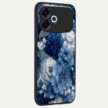  Royal Bloom Garden back cover For Oppo F33 Pro 5G slim fit glass case with vibrant aesthetic design