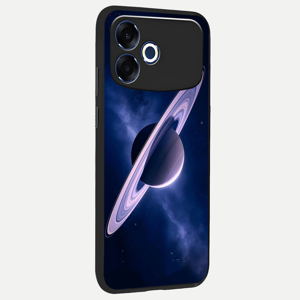  Saturn Ring Mystique back cover For Oppo F33 Pro 5G slim fit glass case with vibrant aesthetic design