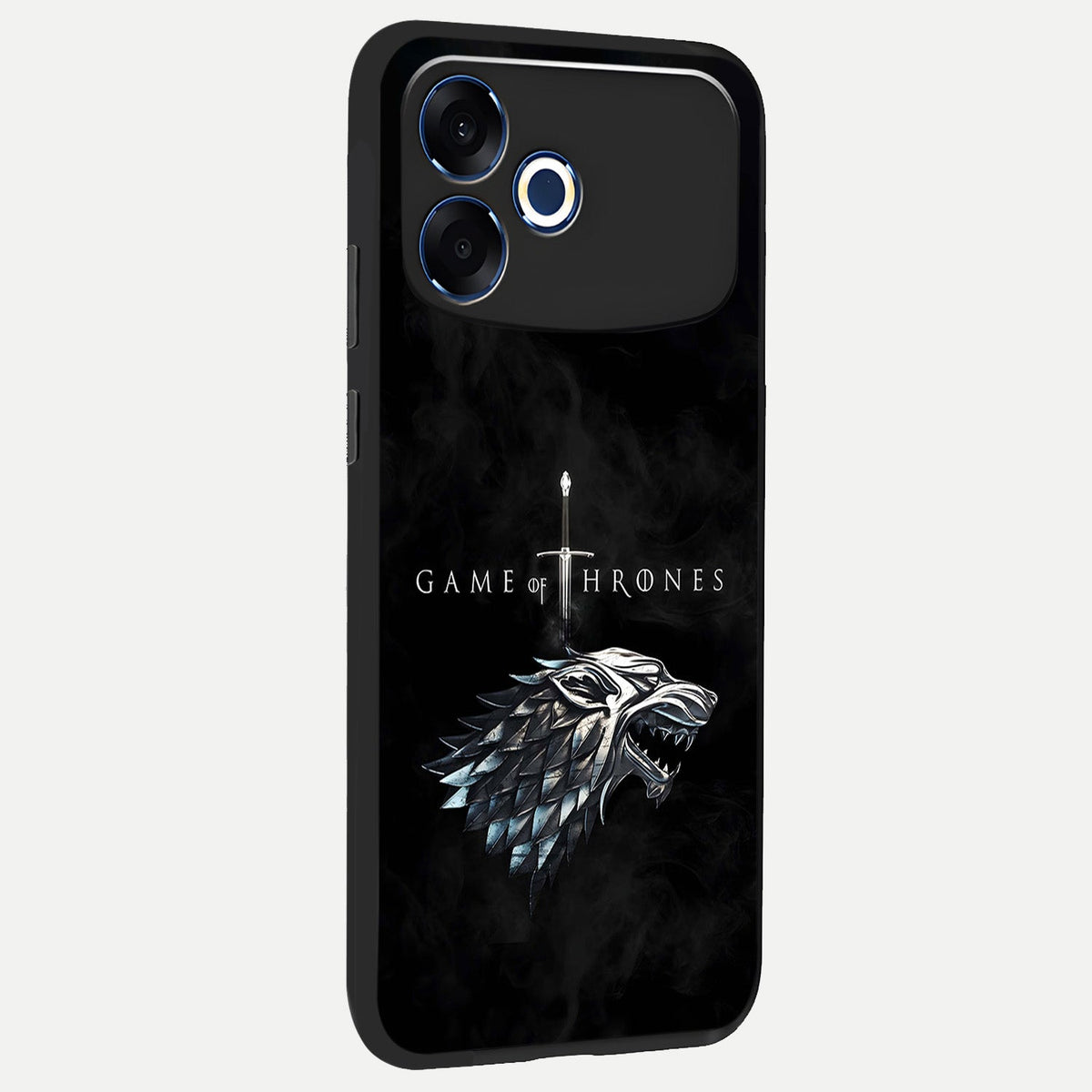  Throne Wolf Legacy back cover For Oppo F33 Pro 5G slim fit glass case with vibrant aesthetic design