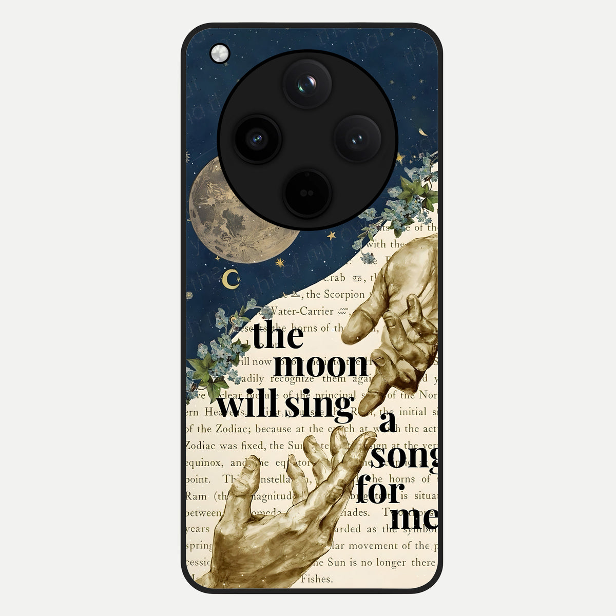  Aesthetic Divine Glass Case For Oppo Find X8 back cover – full design glossy printed glass finish