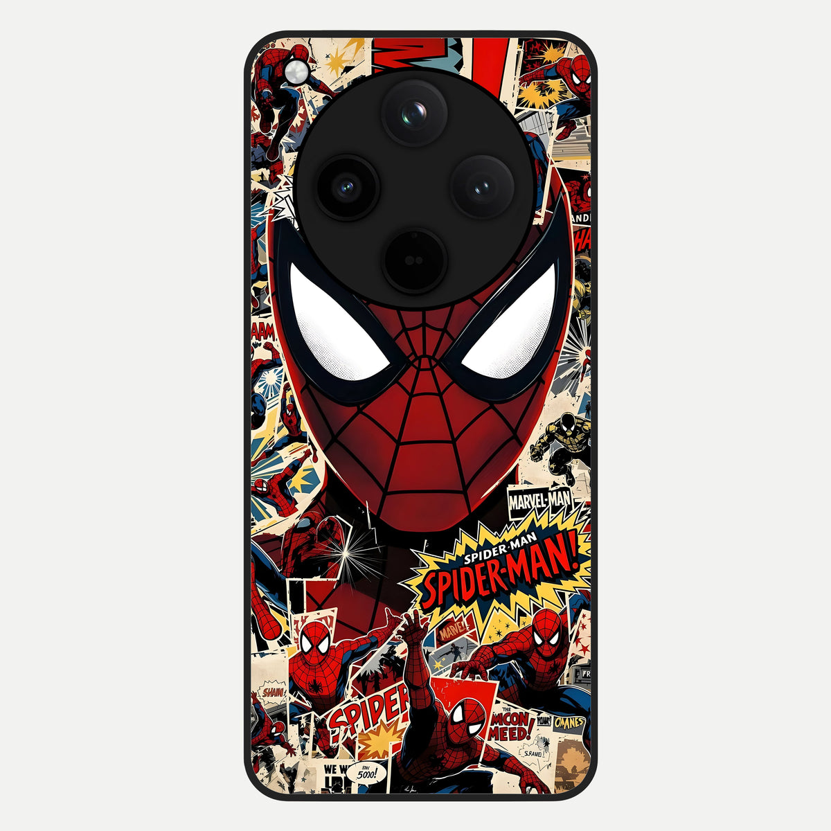  Aesthetic Wonder Spider Glass Case For Oppo Find X8 back cover – full design glossy printed glass finish
