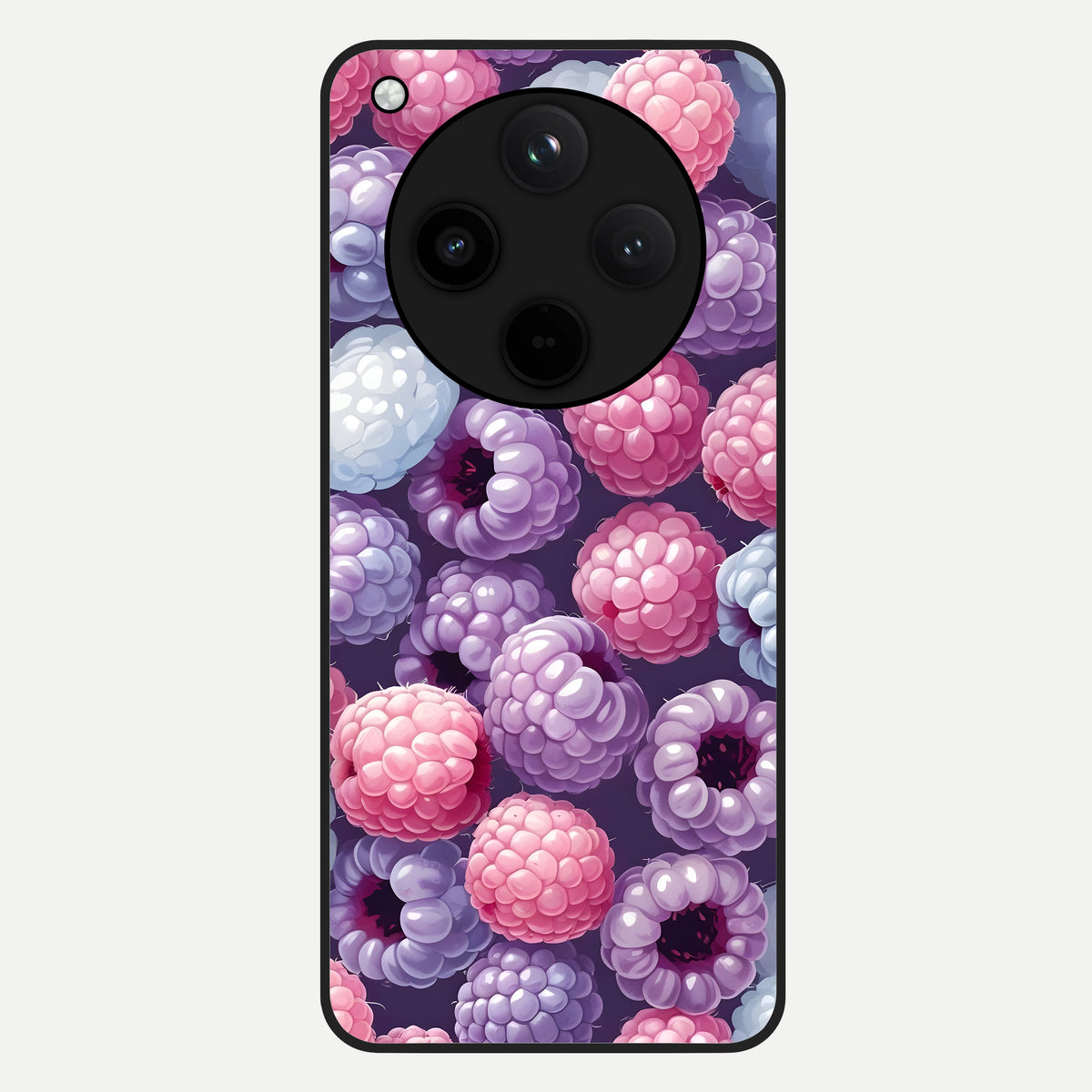  Berry Candy Pop Glass Case For Oppo Find X8 back cover – full design glossy printed glass finish