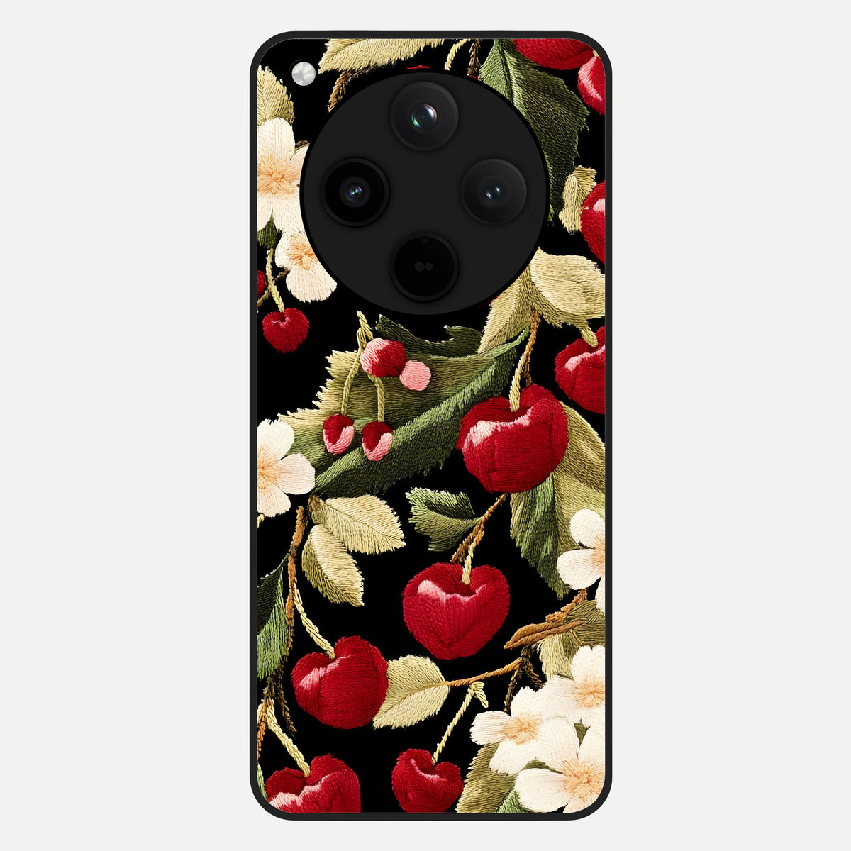  Blooming Spendor Bird Glass Case For Oppo Find X8 back cover – full design glossy printed glass finish