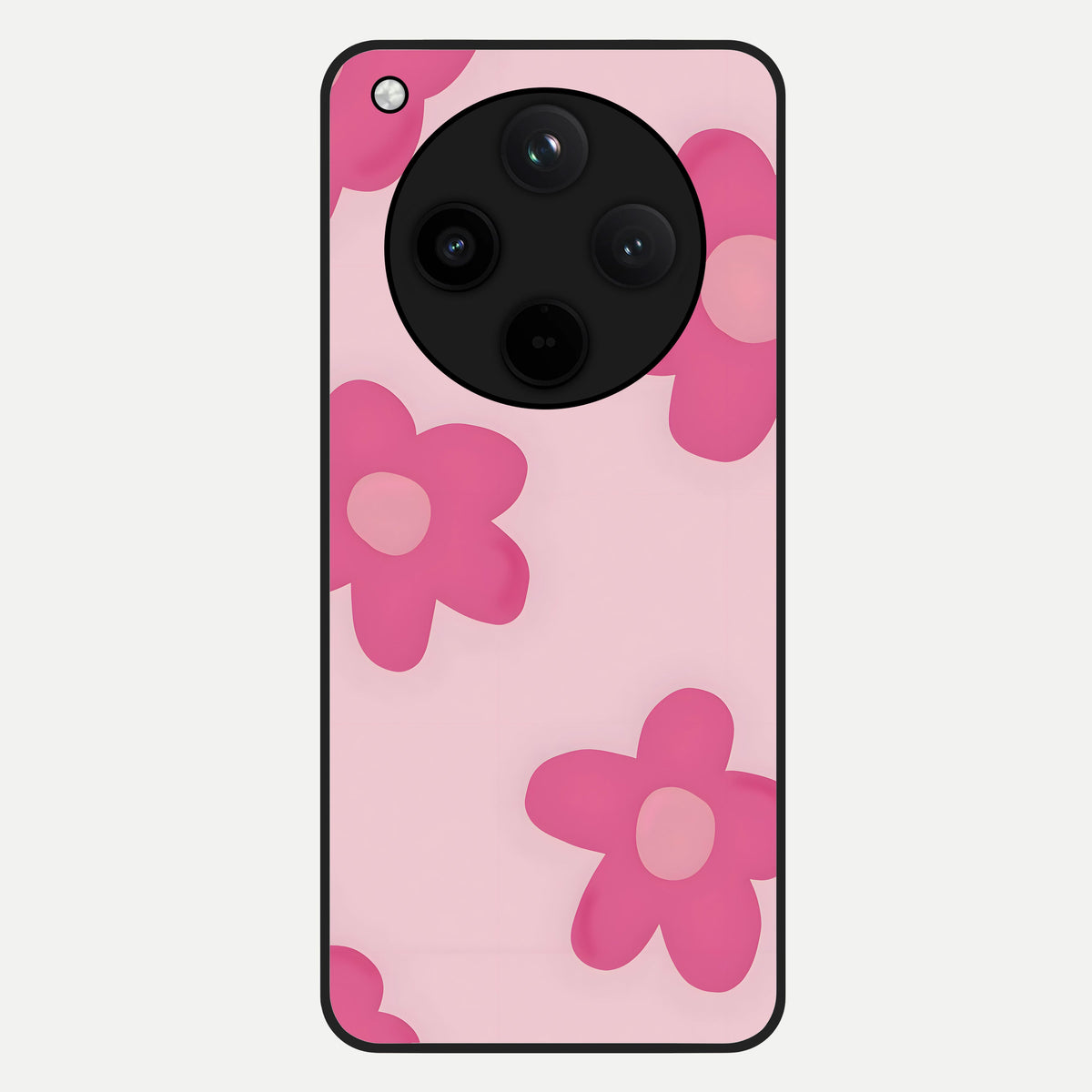  Candy Bloom Dreams Glass Case For Oppo Find X8 back cover – full design glossy printed glass finish