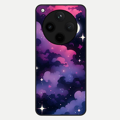  Celestial Moon Magic Glass Case For Oppo Find X8 back cover – full design glossy printed glass finish