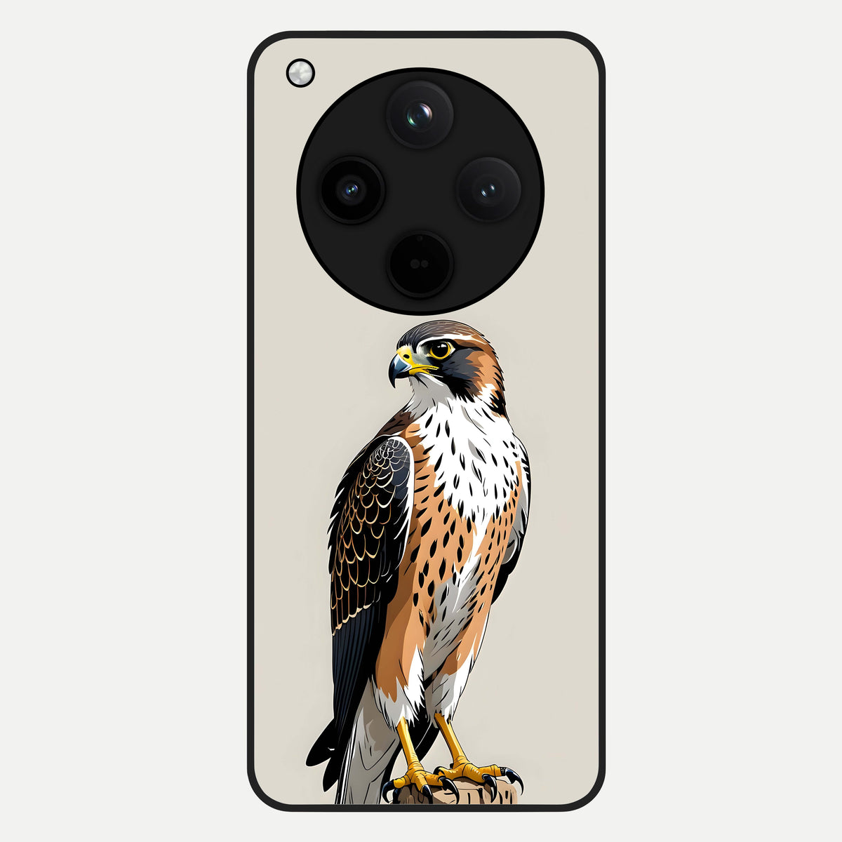  Clever Eagle Glass Case For Oppo Find X8 back cover – full design glossy printed glass finish