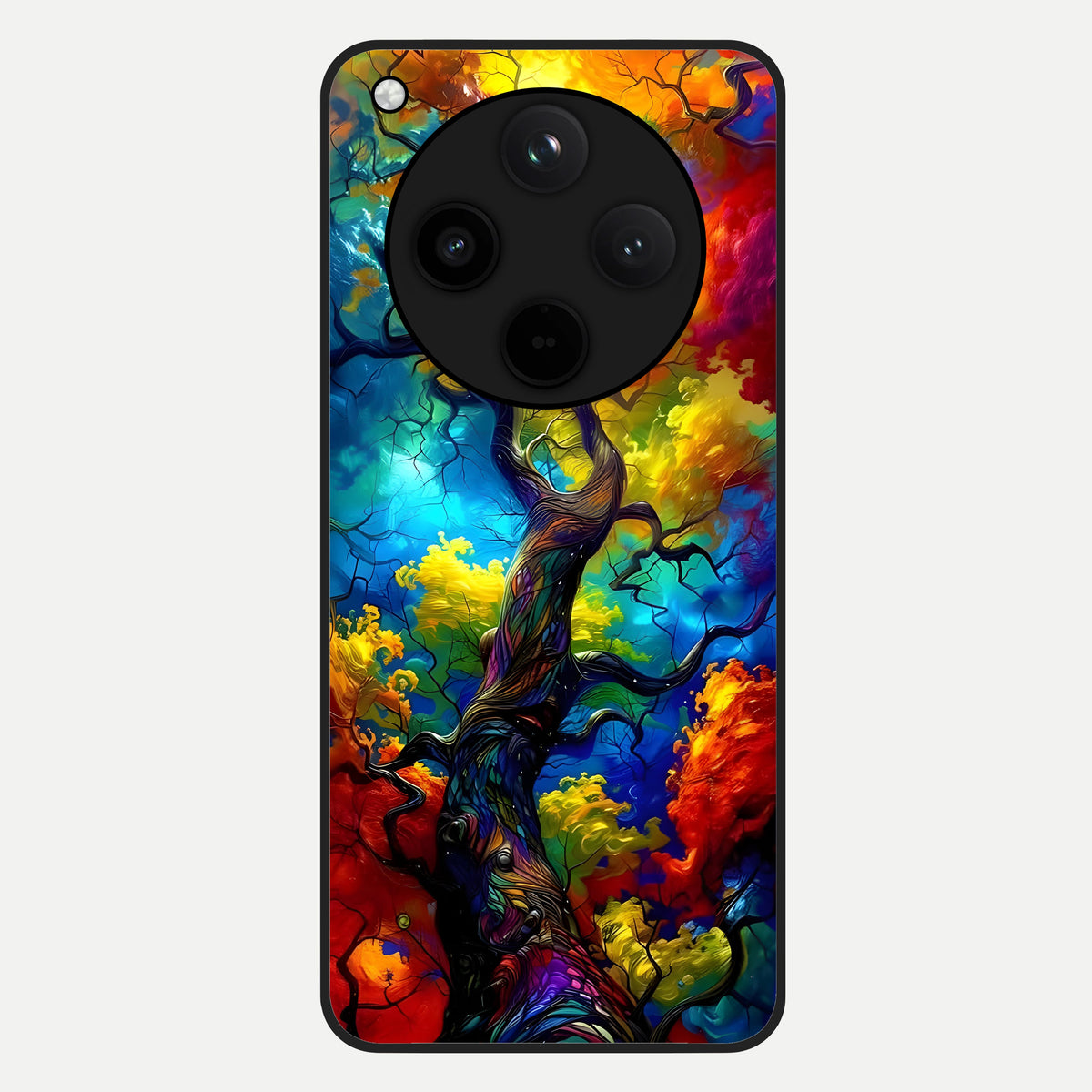  Colorful Soda Bottles Glass Case For Oppo Find X8 back cover – full design glossy printed glass finish