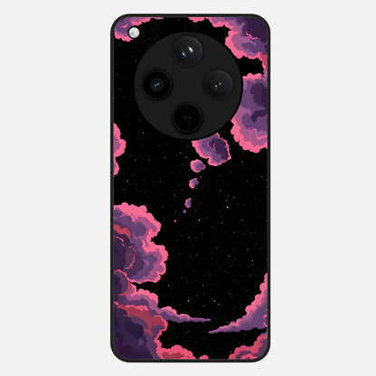  Cosmic Cloud Journey Glass Case For Oppo Find X8 back cover – full design glossy printed glass finish