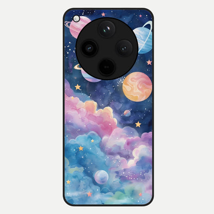  Cosmic Planet Dreams Glass Case For Oppo Find X8 back cover – full design glossy printed glass finish