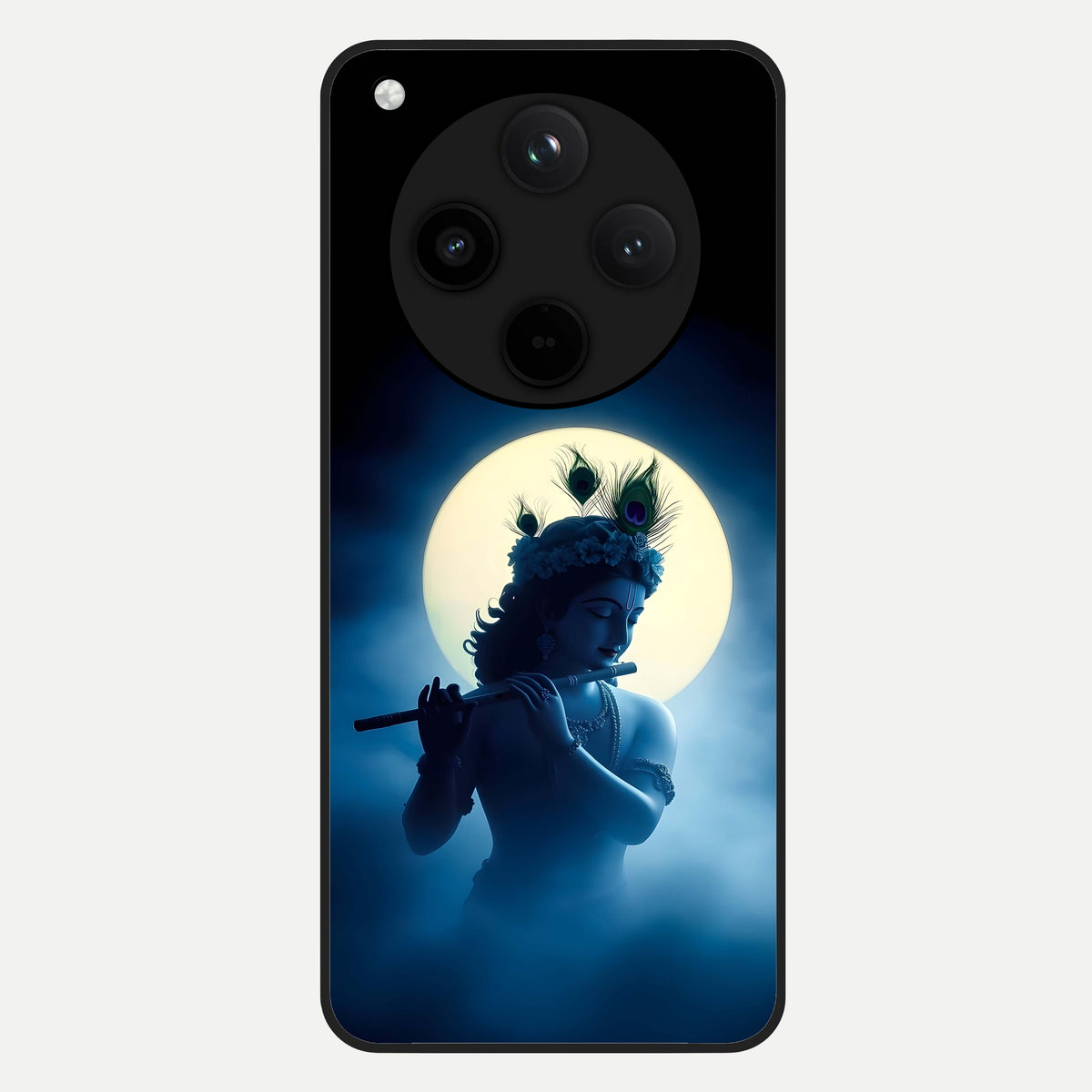  Divine Moon Flute Glass Case For Oppo Find X8 back cover – full design glossy printed glass finish