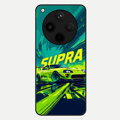  Electric Supra Thunder Glass Case For Oppo Find X8 back cover – full design glossy printed glass finish