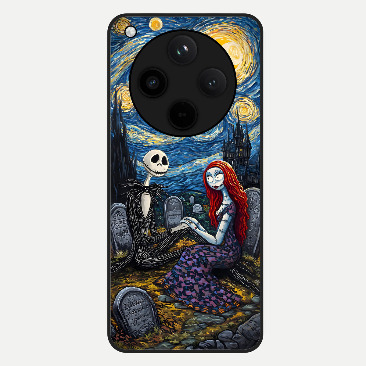  Eternal Night Love Glass Case For Oppo Find X8 back cover – full design glossy printed glass finish