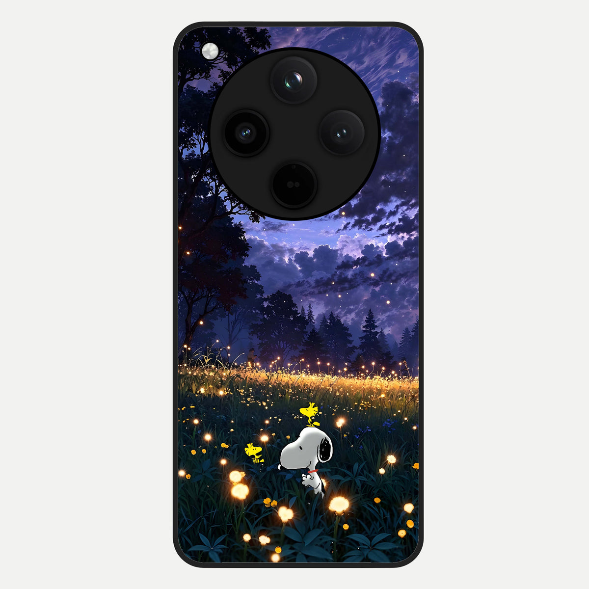  Firefly Meadow Magic Glass Case For Oppo Find X8 back cover – full design glossy printed glass finish