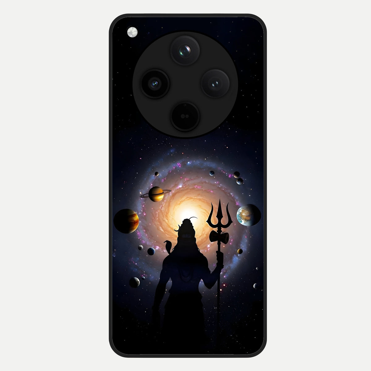  Galactic Shiva Vision Glass Case For Oppo Find X8 back cover – full design glossy printed glass finish