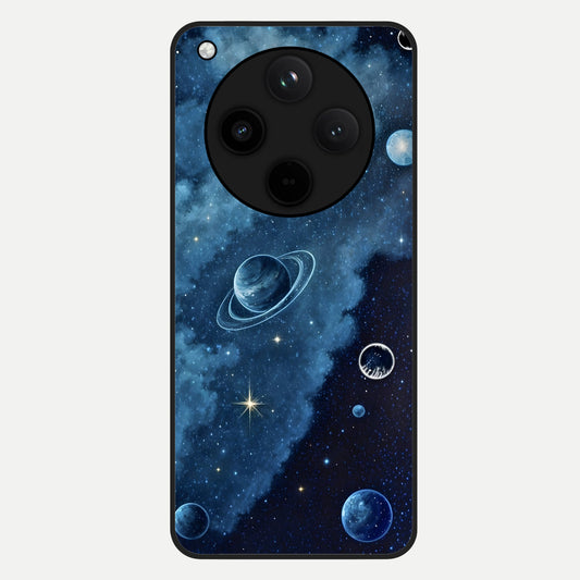  Galaxy Dream Space Glass Case For Oppo Find X8 back cover – full design glossy printed glass finish