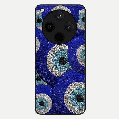  Galaxy Eye Flow Glass Case For Oppo Find X8 back cover – full design glossy printed glass finish