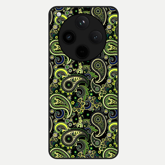 Green Lemon Glass Case For Oppo Find X8 back cover – full design glossy printed glass finish