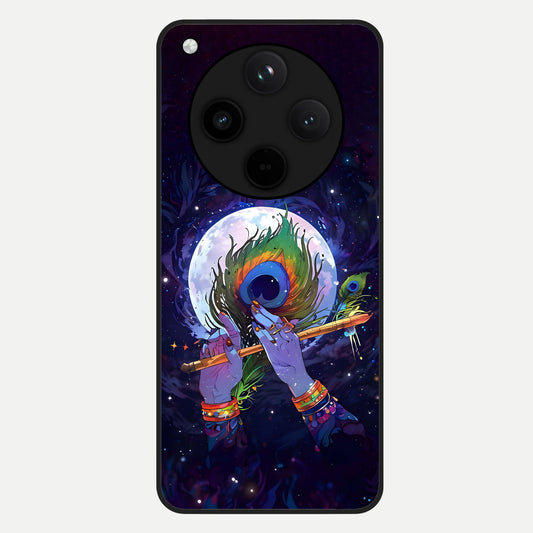  Krishna Hands Art Glass Case For Oppo Find X8 back cover – full design glossy printed glass finish