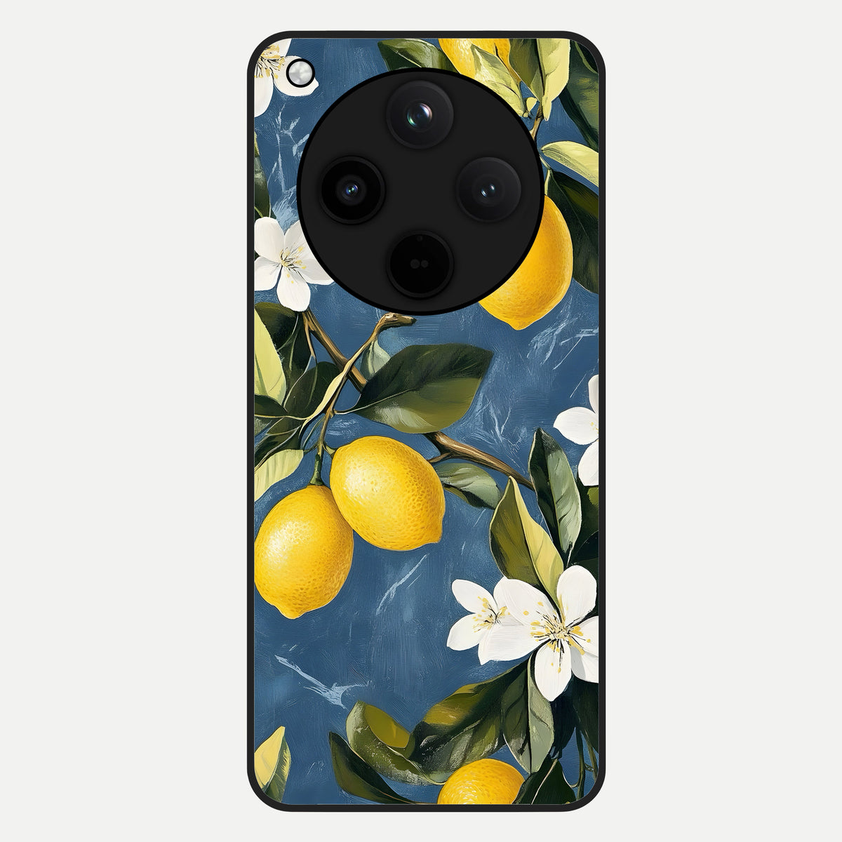  Lemon Dream Garden Glass Case For Oppo Find X8 back cover – full design glossy printed glass finish