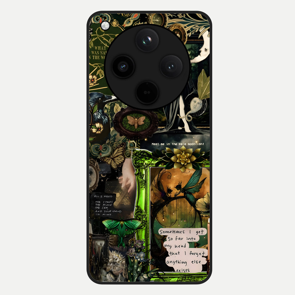  Mystic Woods Secret Glass Case For Oppo Find X8 back cover – full design glossy printed glass finish