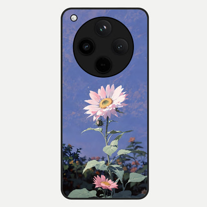  Pink Shells Outline Glass Case For Oppo Find X8 back cover – full design glossy printed glass finish