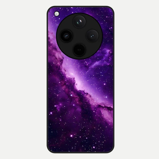  Purple Shade Sky Glass Case For Oppo Find X8 back cover – full design glossy printed glass finish