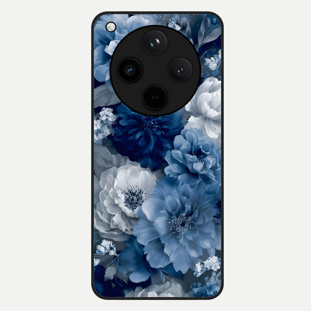  Royal Bloom Garden Glass Case For Oppo Find X8 back cover – full design glossy printed glass finish