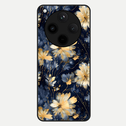  Royal Petal Dream Glass Case For Oppo Find X8 back cover – full design glossy printed glass finish