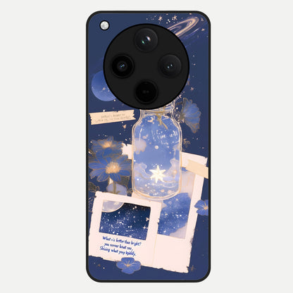  Starlit Cosmic Jar Glass Case For Oppo Find X8 back cover – full design glossy printed glass finish